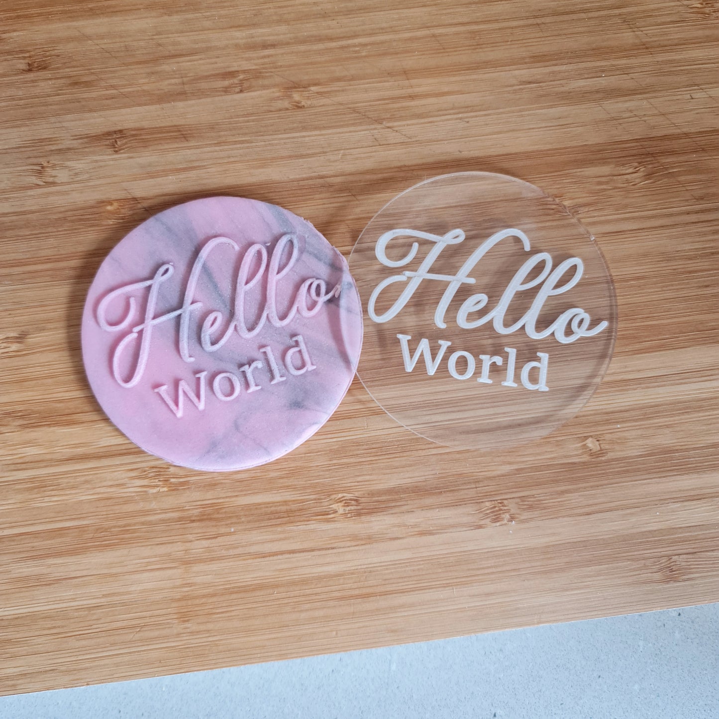 It’s a Girl Fondant Debosser – Cookie Stamp for Baby Showers, Announcements or Edible Favours