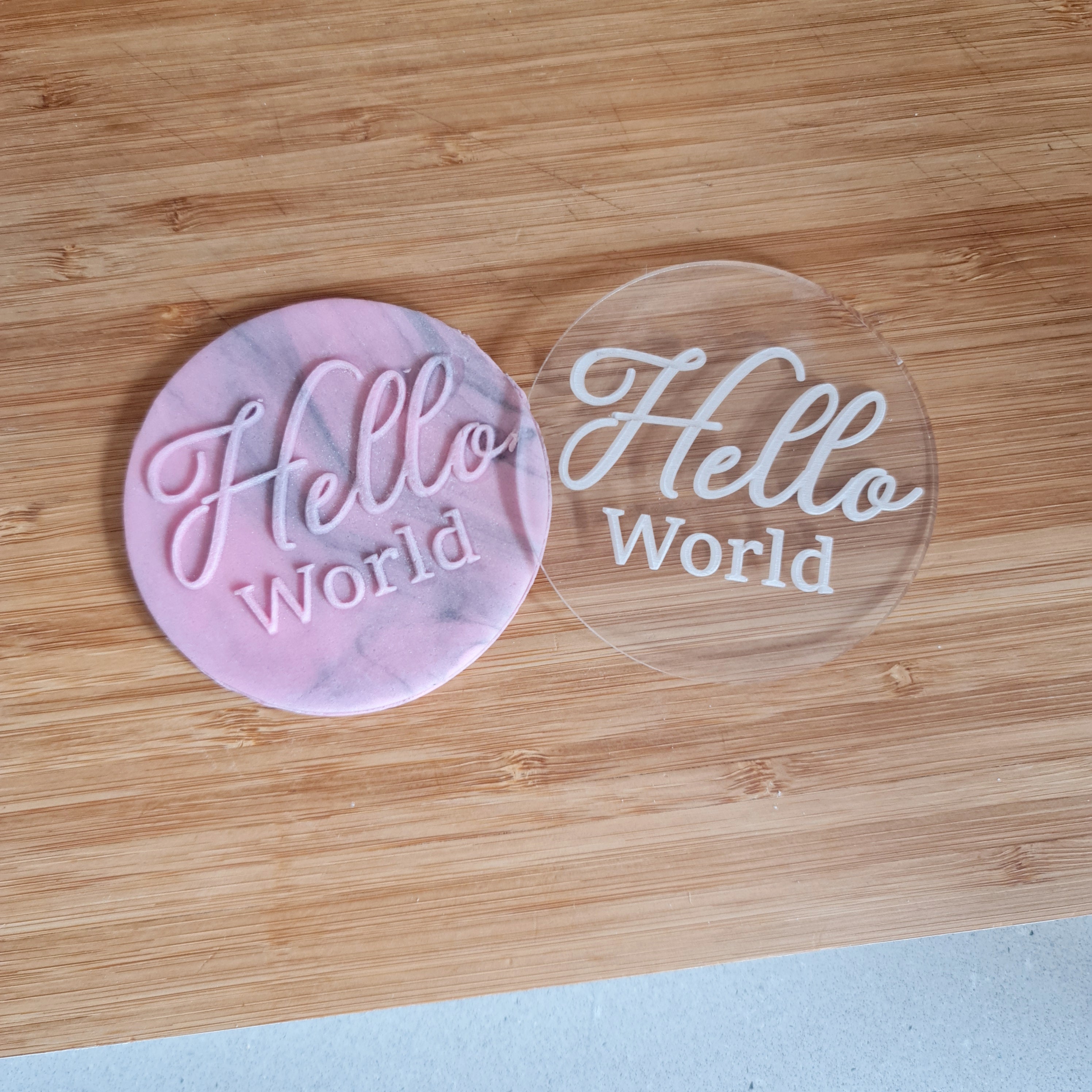 It’s a Girl Fondant Debosser – Cookie Stamp for Baby Showers, Announcements or Edible Favours