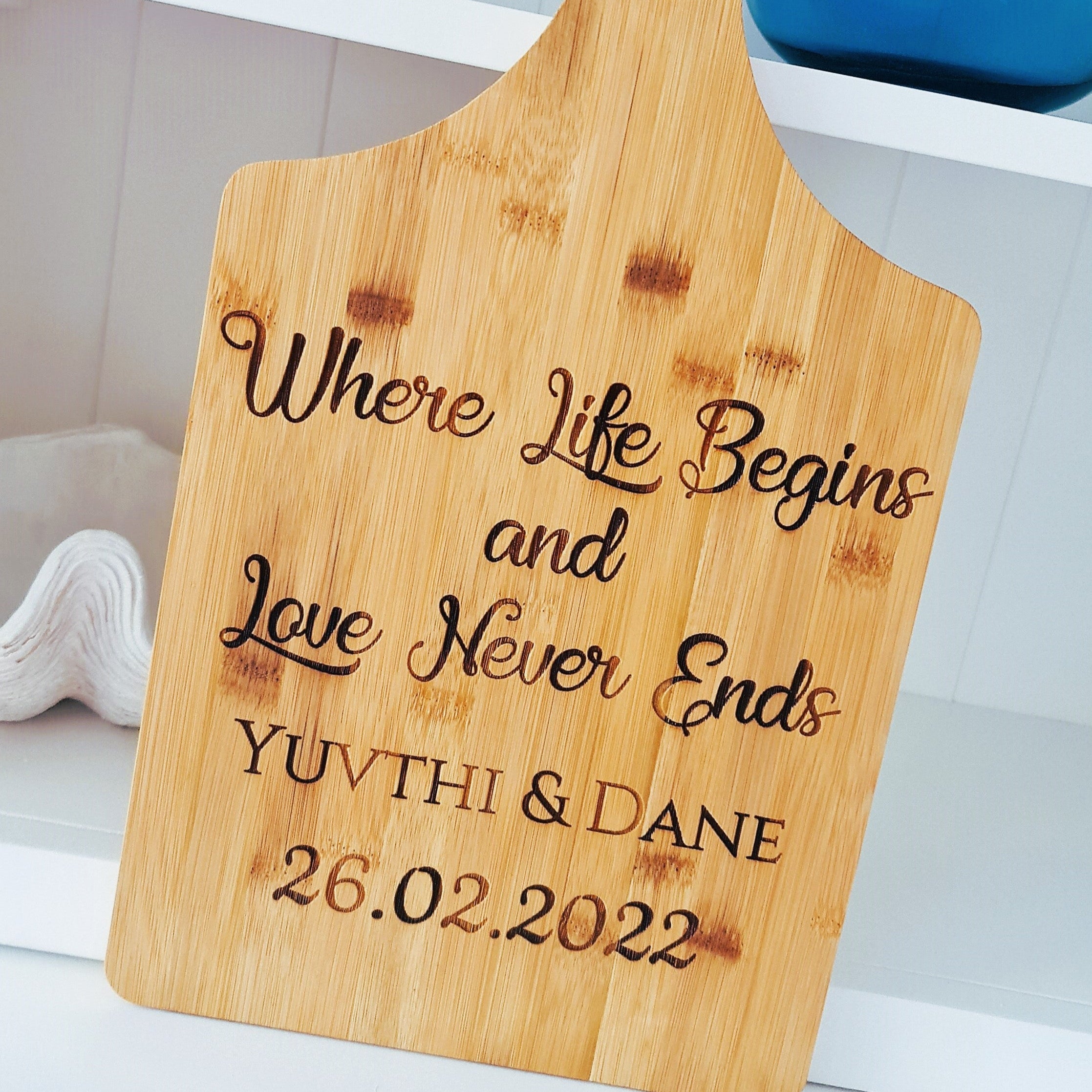 Custom Engraved Wooden Serving Board – Your Design, Your Way
