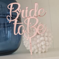 Bride to Be Cake Topper – Hens Party Acrylic Cake Décor