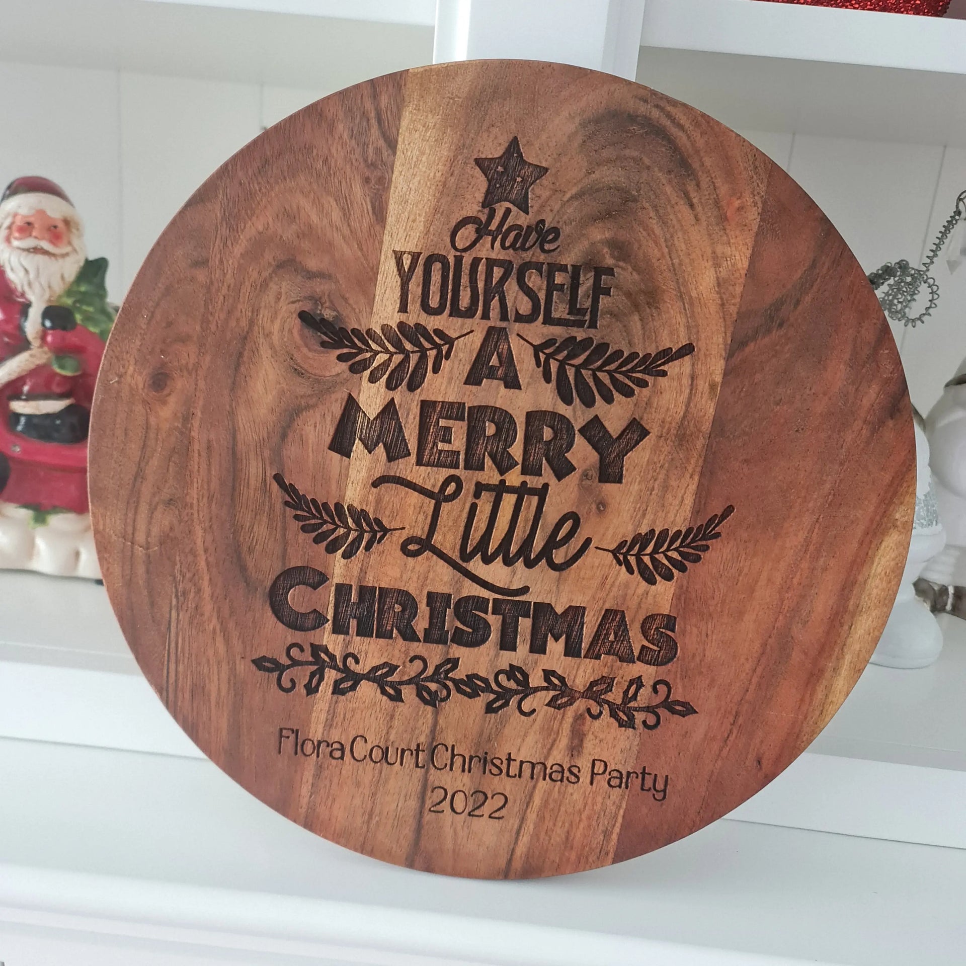 Personalised Holiday Cheese Board – Unique Christmas Gift Idea