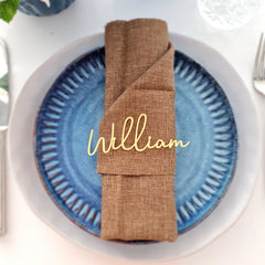 Unique Wedding Place Cards – Mirror Acrylic or Matte Finish Options