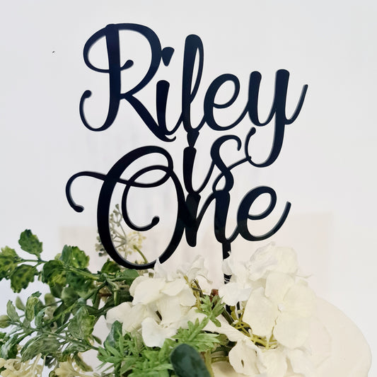 One Cake Topper – Fun & Personalised for Second Birthdays