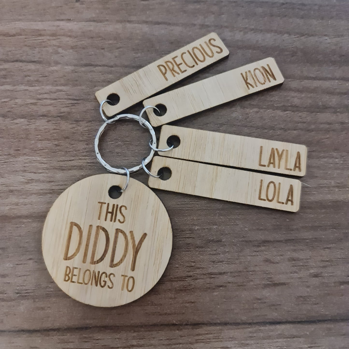 Personalised Laser Etched & UV Printed Key Rings