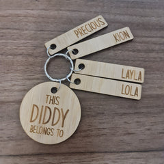 Personalised Laser Etched & UV Printed Key Rings