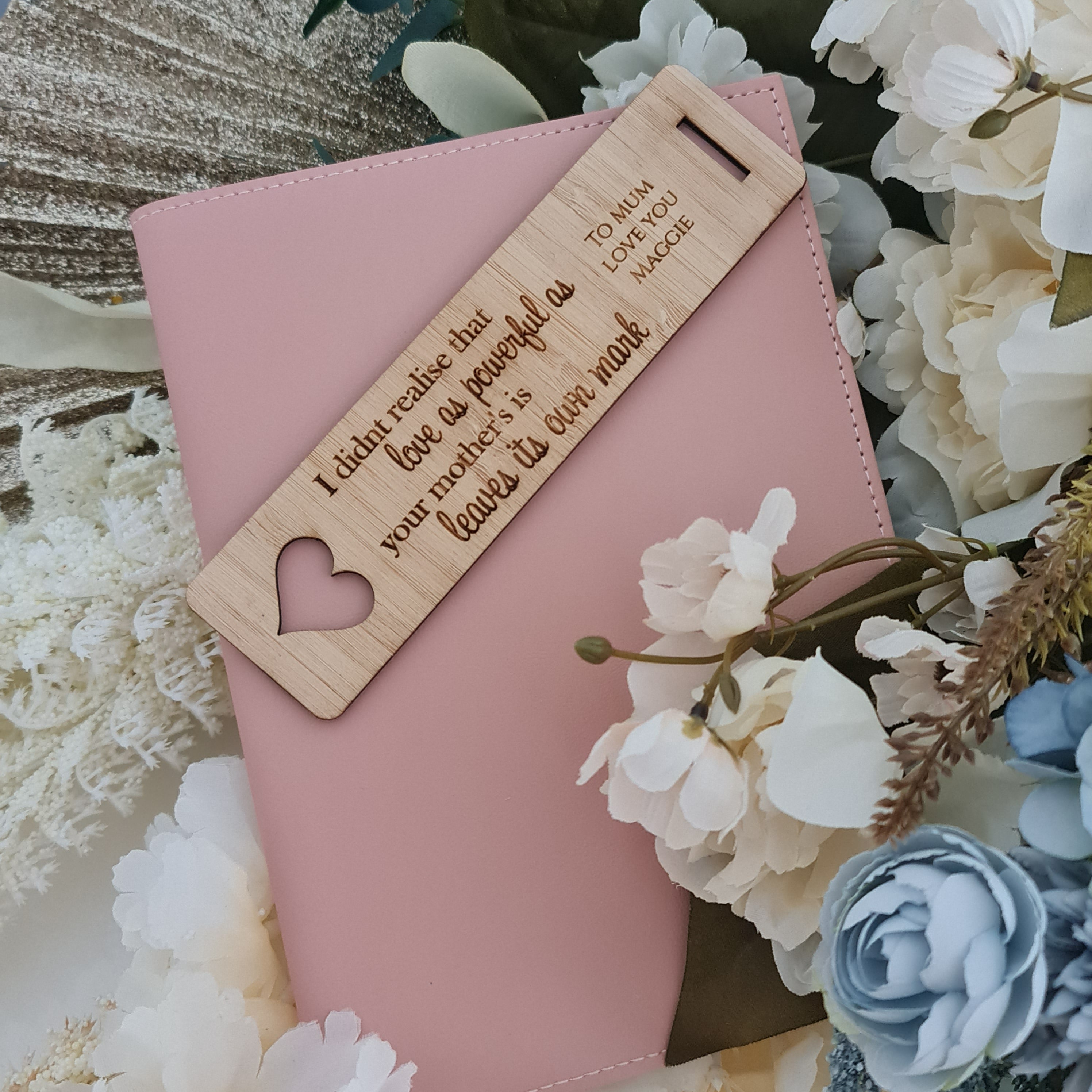 Personalised Mother’s Day Bookmark – Custom Printed Gift for Mum