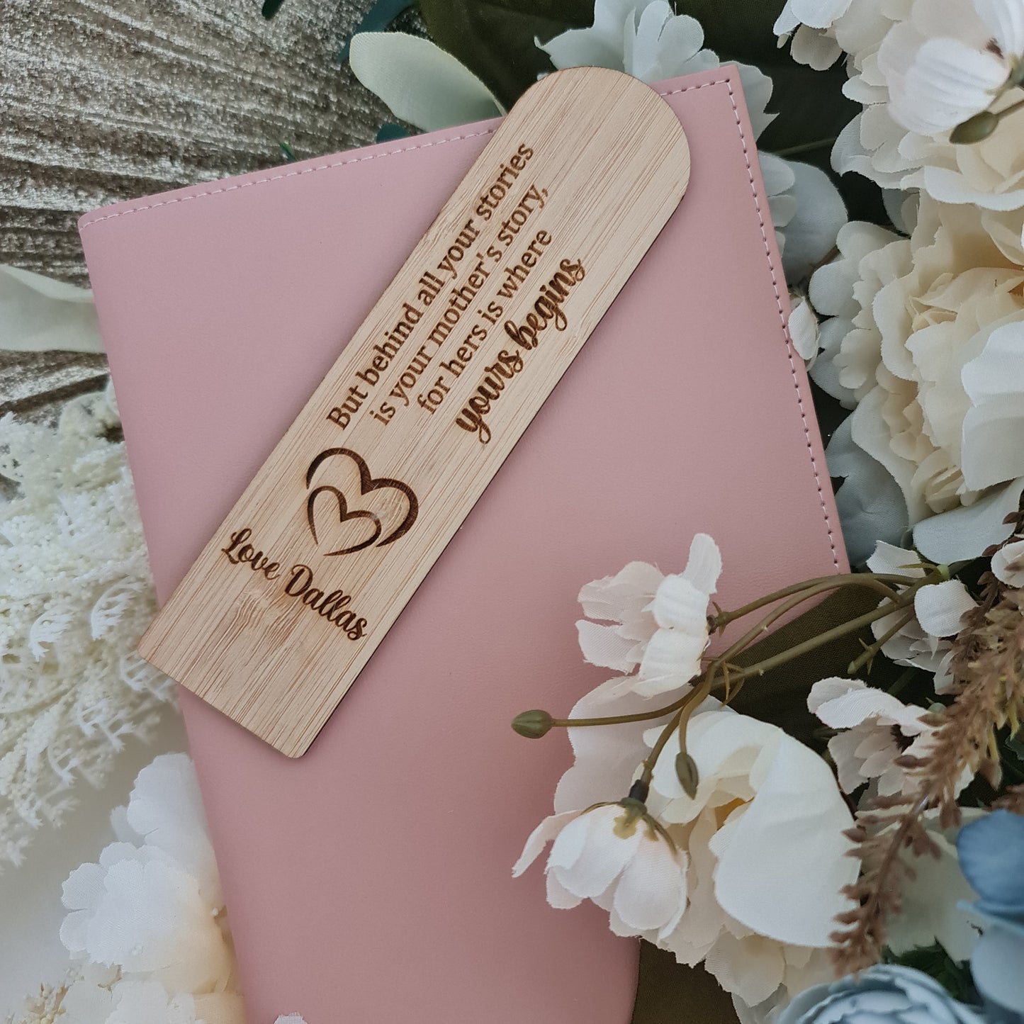 Personalised Mother’s Day Bookmark – Custom Printed Gift for Mum