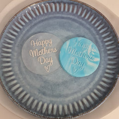 Mother’s Day Fondant Debosser – Custom Cookie Stamp with Mum Message – Perfect for Cupcakes, Cookies and Treat Boxes