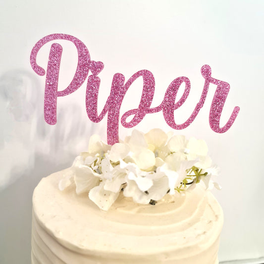 Wooden Baby Shower Cake Topper – Rustic Charm for Your Cake Display