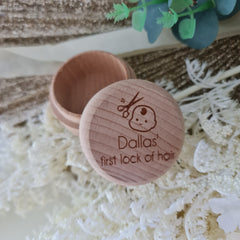 Treasure the Milestones That Matter - First Tooth/Haircut Box