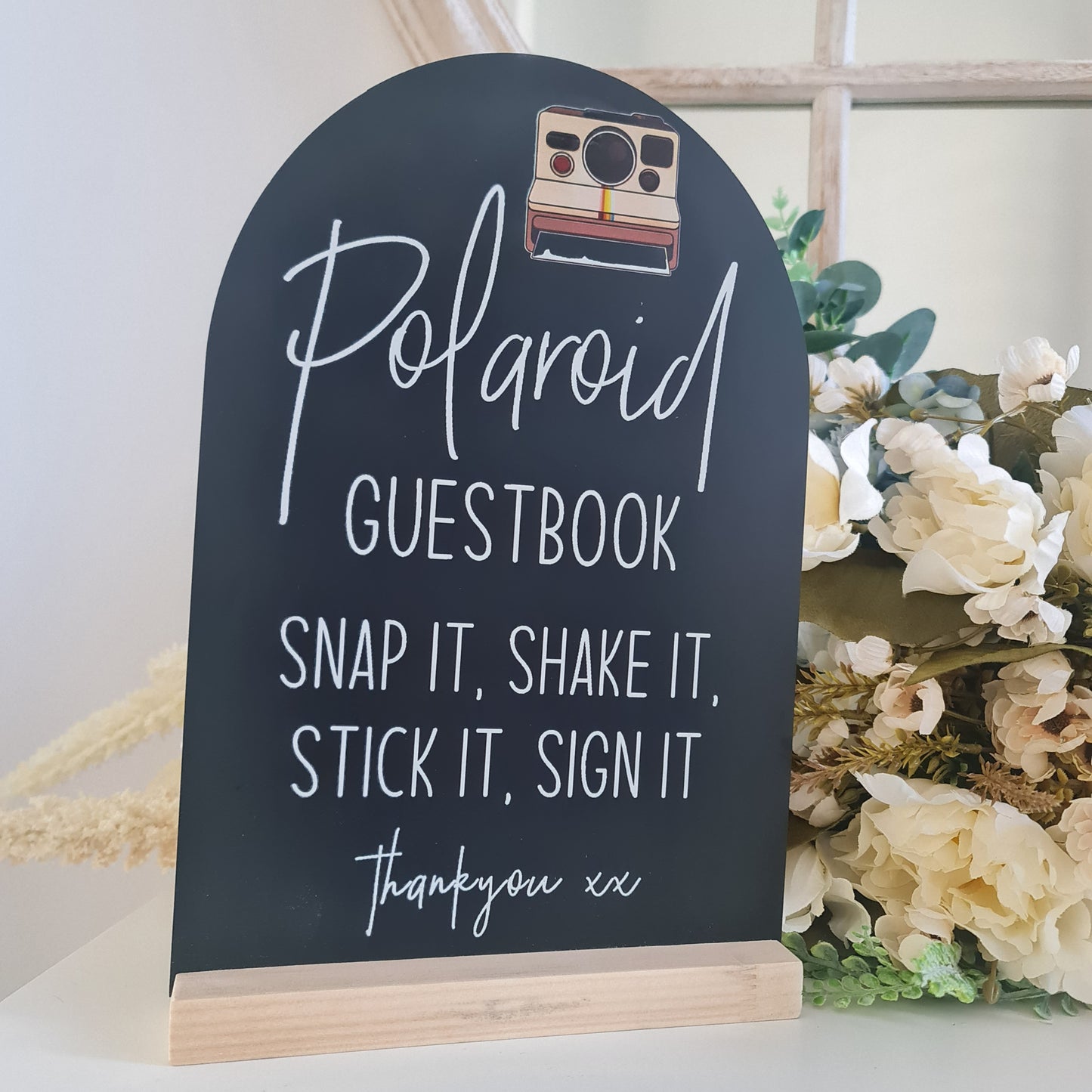 Personalised Wedding Guestbook – Custom Acrylic or Timber