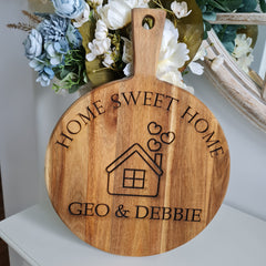 Father’s Day Personalised Serving Board – Custom Gift for Dad