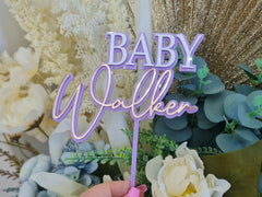 It’s a Girl Cake Topper – Elegant Baby Shower Cake Decoration