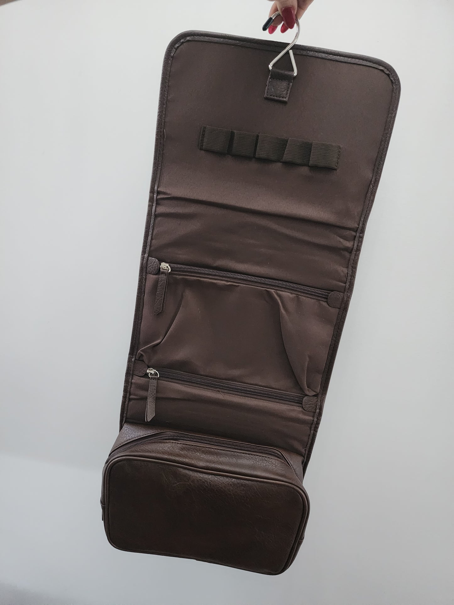 Custom PU Leather Toiletry Bag – Father’s Day Gift for Him