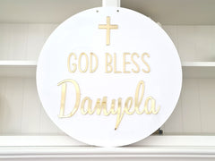 Personalised Acrylic Double Layer Signage