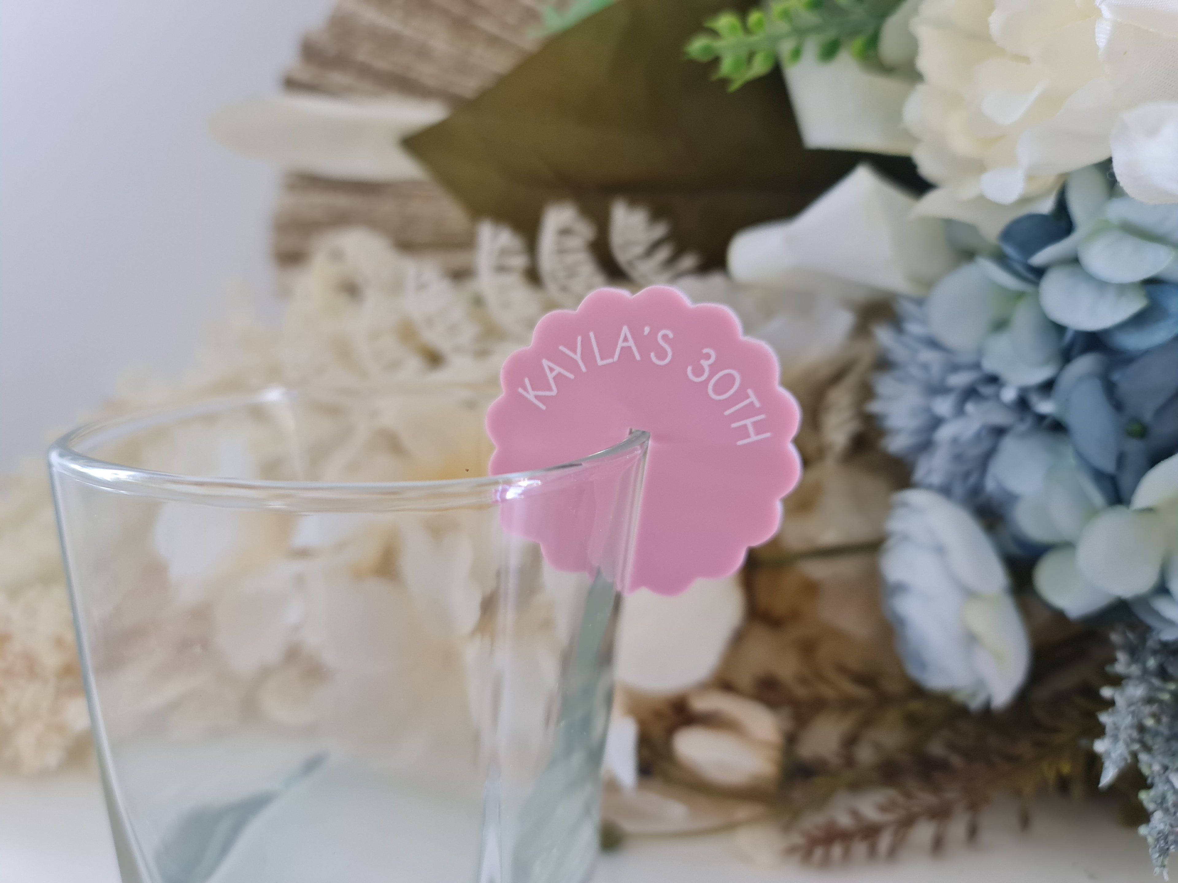 Birthday Drink Toppers for Women – Fun, Elegant & Customised