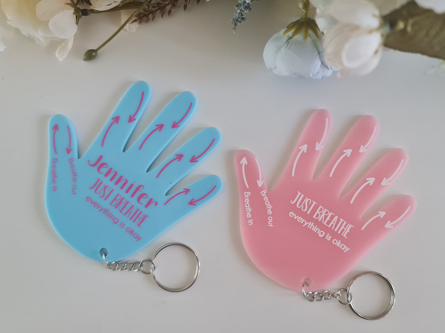 Personalised 5-Finger Breathing Sign – Calm Down Technique Board