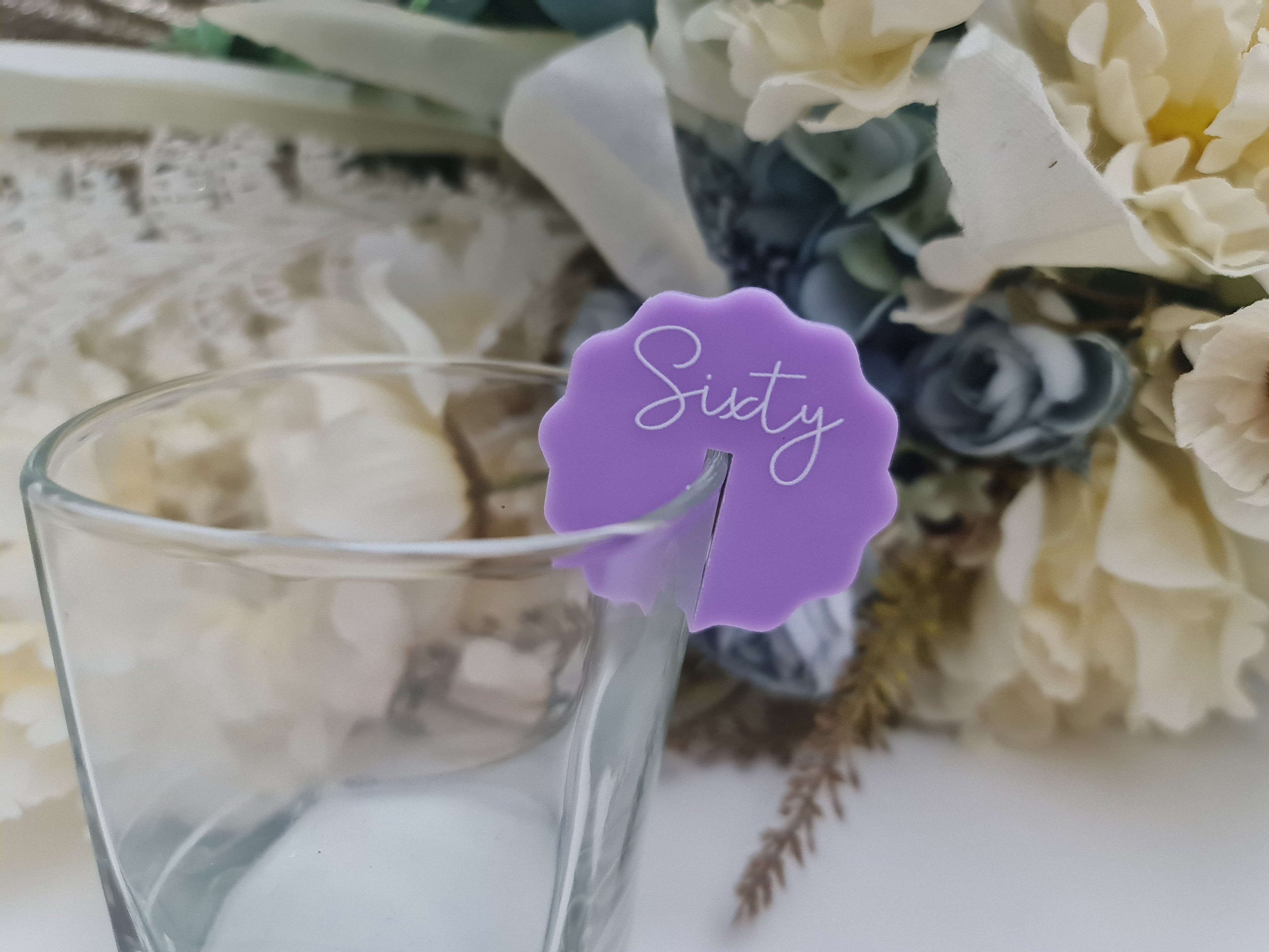 Glitter Acrylic Birthday Toppers – Add Sparkle to Every Drink