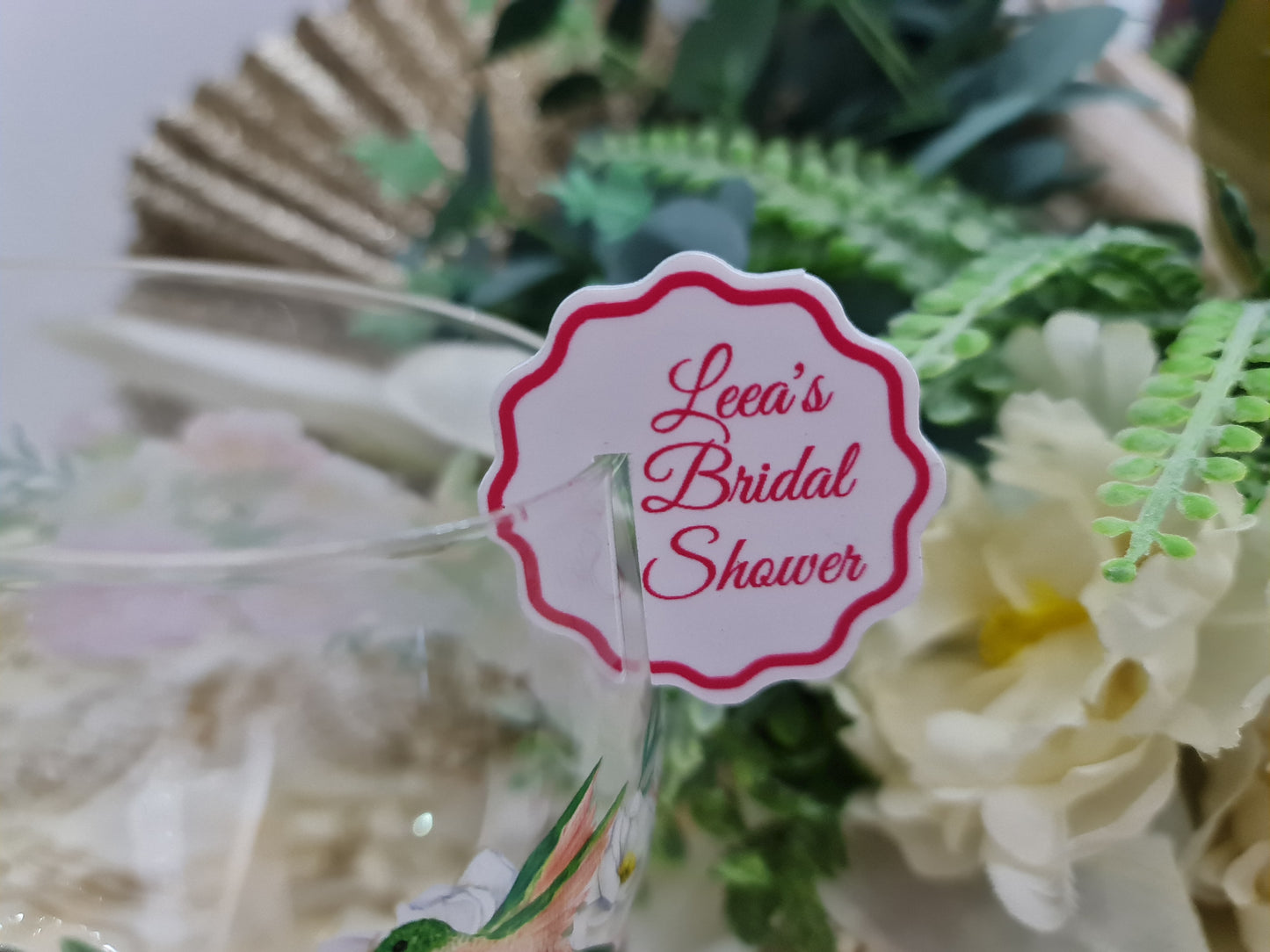 Custom Printed Wedding Drink Toppers – Stylish Acrylic Covers for Drinks