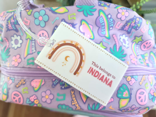 UV Printed Bag Tags – Fun & Bright Name Tags for Students