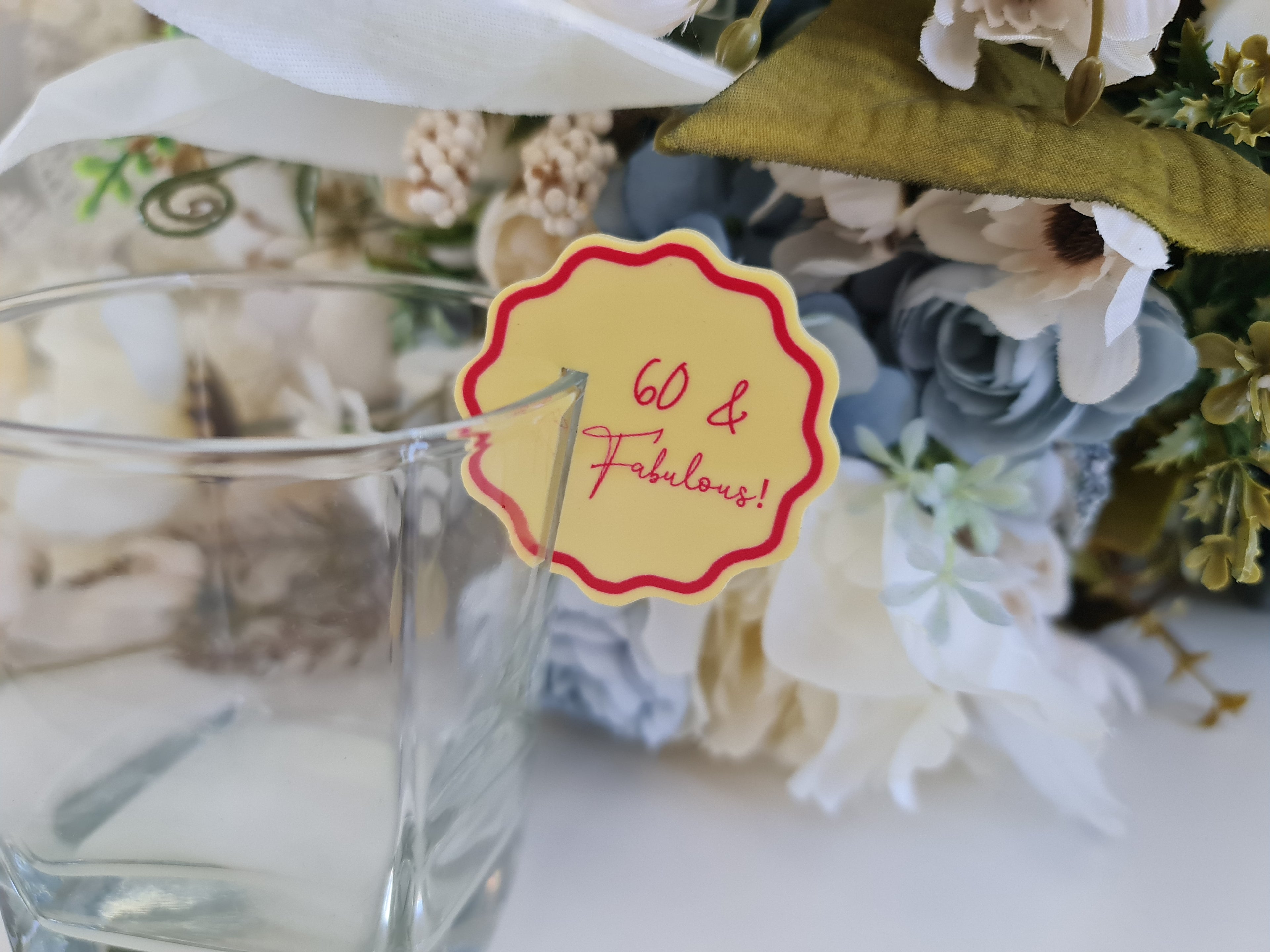 Drink Toppers – Fun & Colourful Acrylic Designs