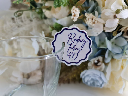 Glitter Acrylic Birthday Toppers – Add Sparkle to Every Drink
