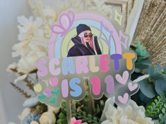 Custom UV Printed Name Cake Topper – Bright & Bold for Any Age