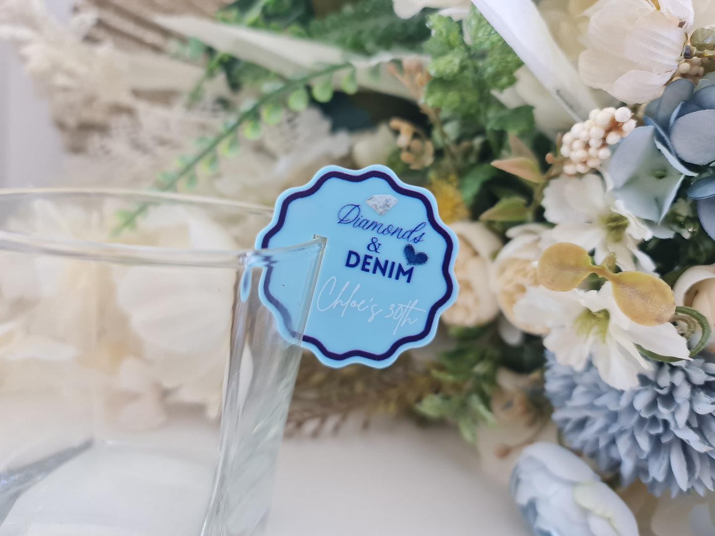 Personalised Birthday Glass Toppers – Fun Drink Décor for All Ages