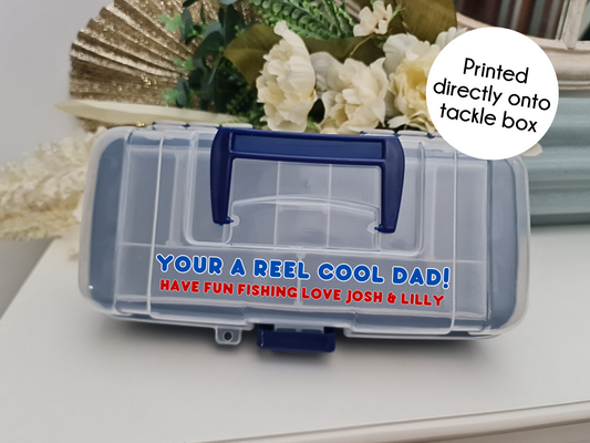 Custom Fishing Tackle Box – Great Gift for Fishermen of All Ages