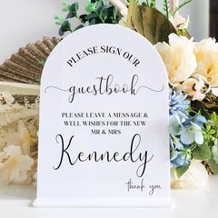 Rustic Guestbook – Timber Cover with Custom Laser Etching