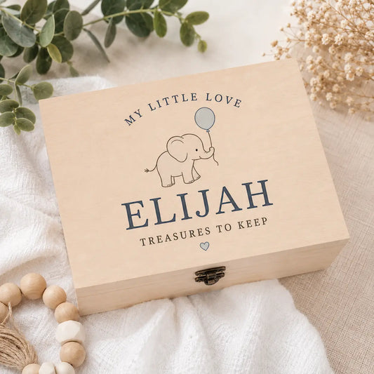 Baptism Keepsake Box | Personalised Christening Memory Box