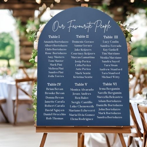Double Layer Acrylic Wedding Seating Chart – Premium Look & Feel