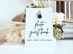 UV Printed Guestbook – Elegant Custom Design for Weddings or Events