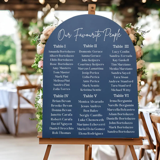 Double Layer Acrylic Wedding Seating Chart – Premium Look & Feel Evermoregifts