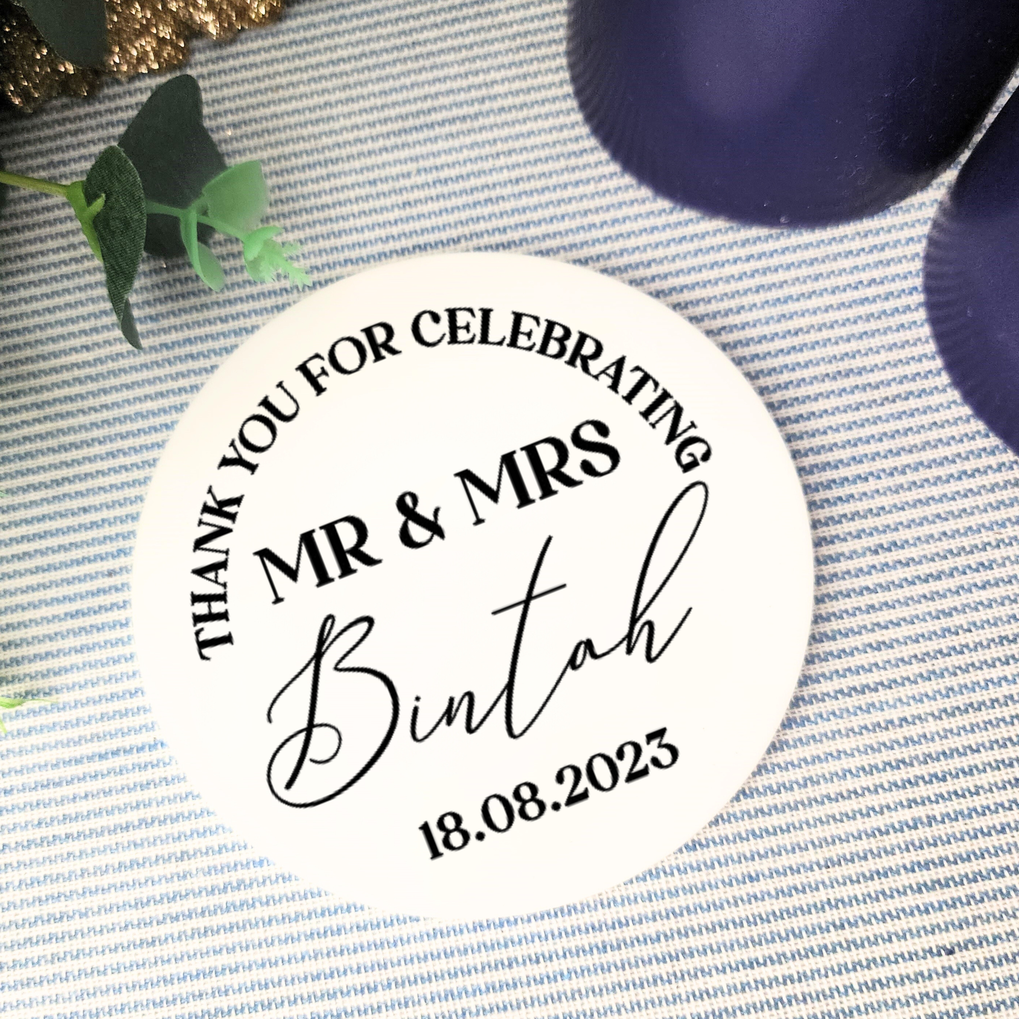 Photo Wedding Coasters – Custom Image Guest Favours