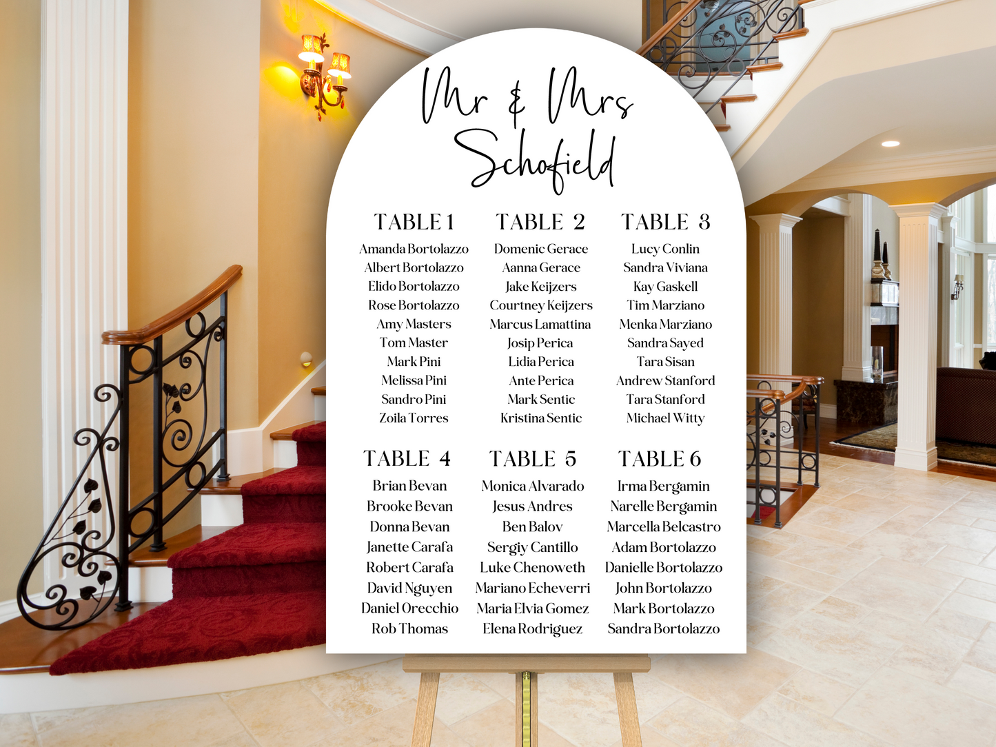 arch seating chart front.