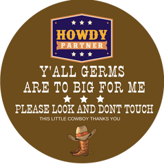 Don’t Touch Baby Pram Sign – Personalised Germ Protection Stroller Plaque
