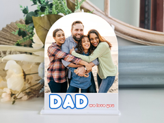 Personalised Father’s Day UV Printed Sign Father’s Day Sign – A Keepsake He’ll Always Treasure