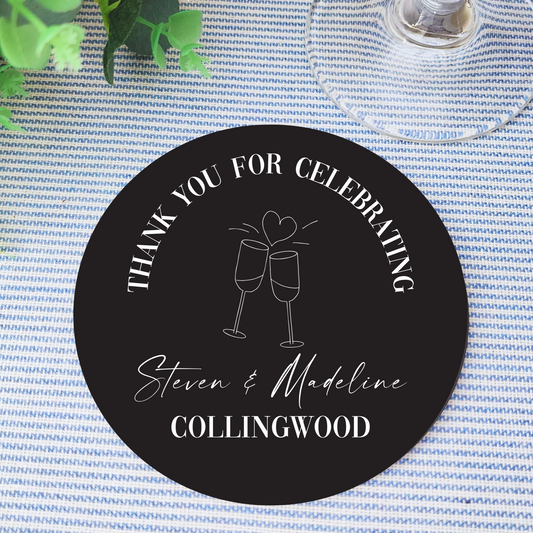 Elegant Wedding Coasters – Mr & Mrs Custom Acrylic Gift