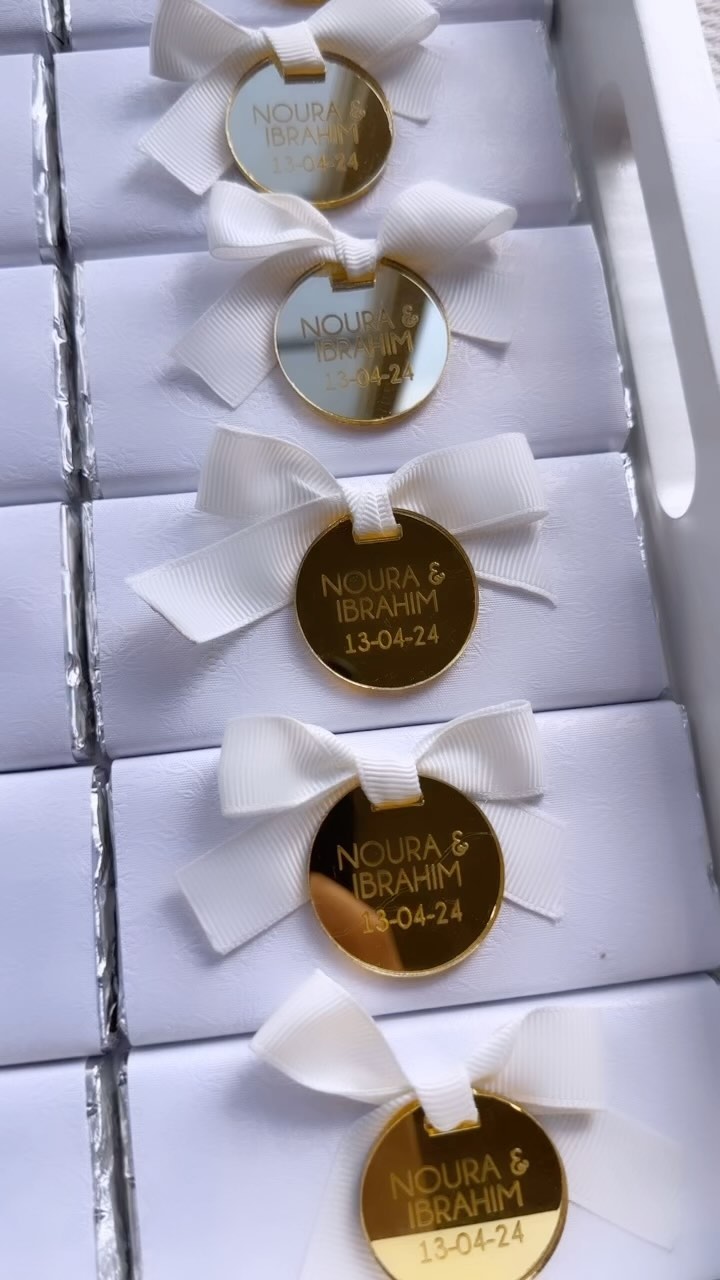 Personalised Birthday Thank You Tags – Acrylic or Timber Keepsake Tags