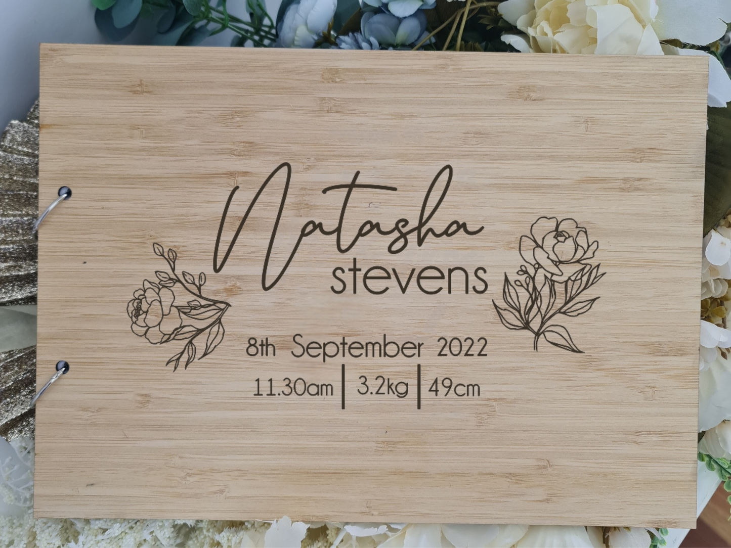 Custom Baby Journal – Personalised First Memories Book