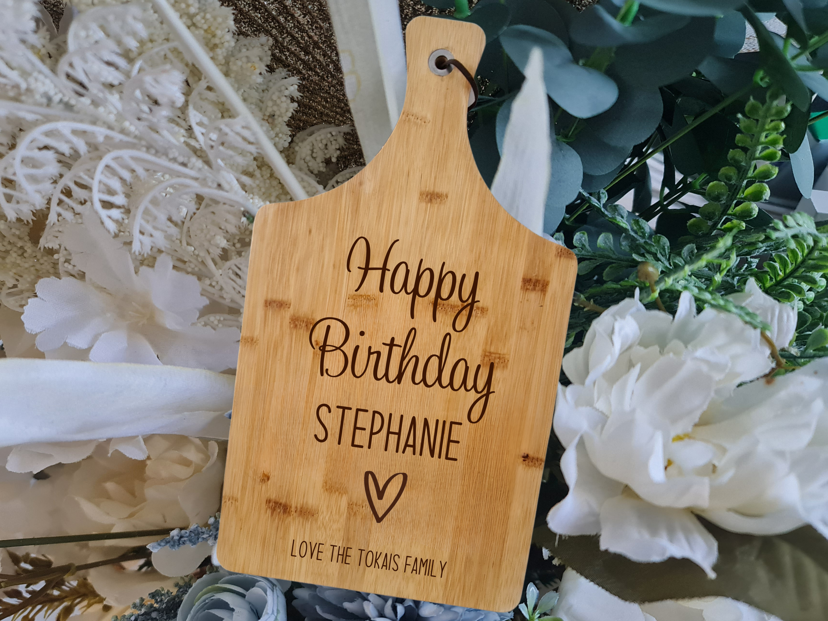 Engraved Serving Board – Perfect for Couples or Families