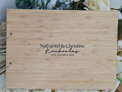 Guest Book for Weddings & Events – Personalised Design Available