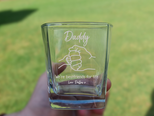 Custom Engraved Whisky Glass – Father’s Day Gift for Dad