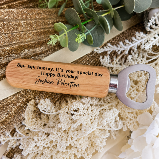 Custom Keyring Bottle Opener – Personalised Design