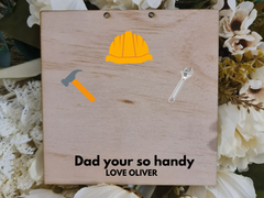 Personalised Laser Etched & UV Printed DIY Children’s Plaques – Custom Crafty Keepsakes
