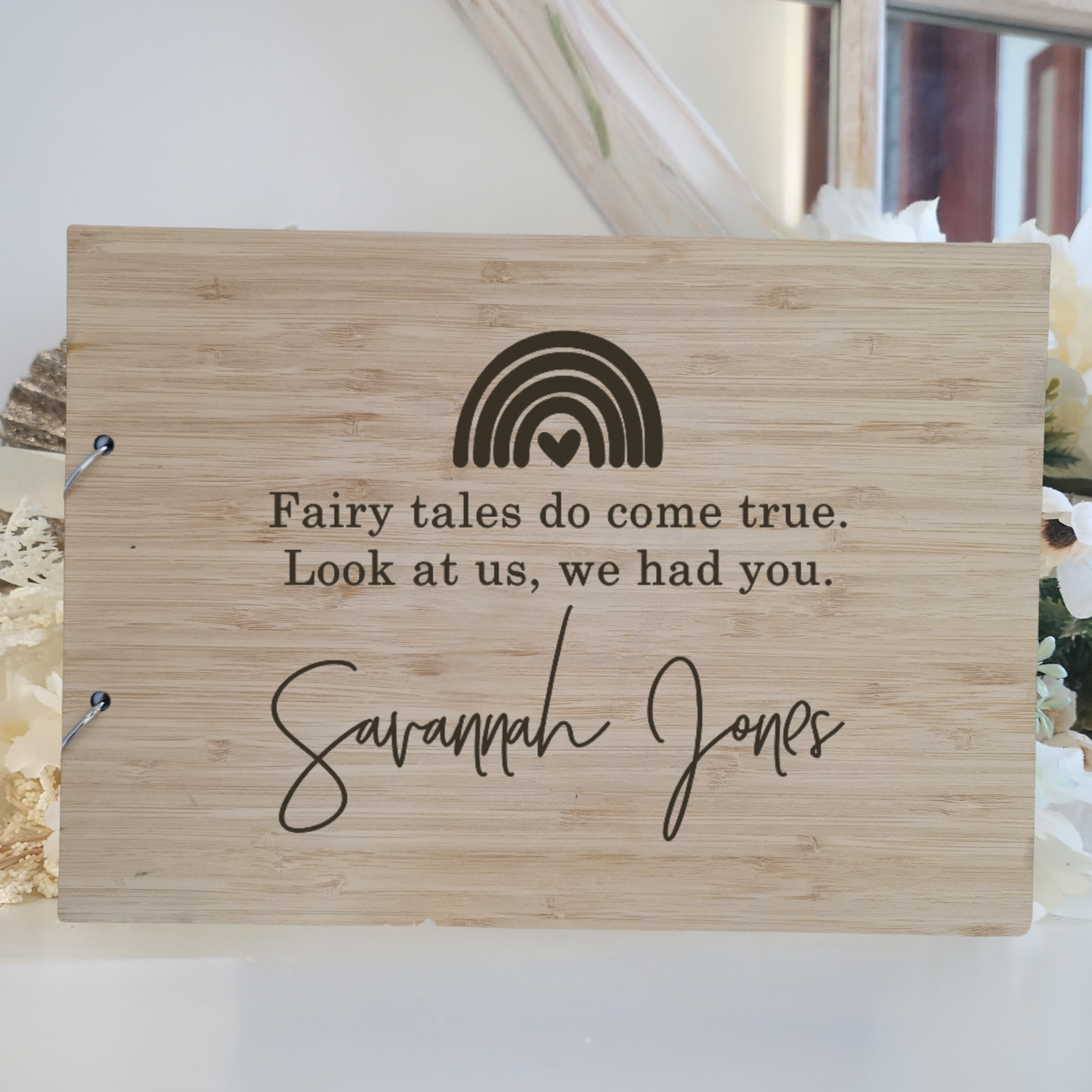 Engraved Baby Memory Book – Personalised Keepsake Gift