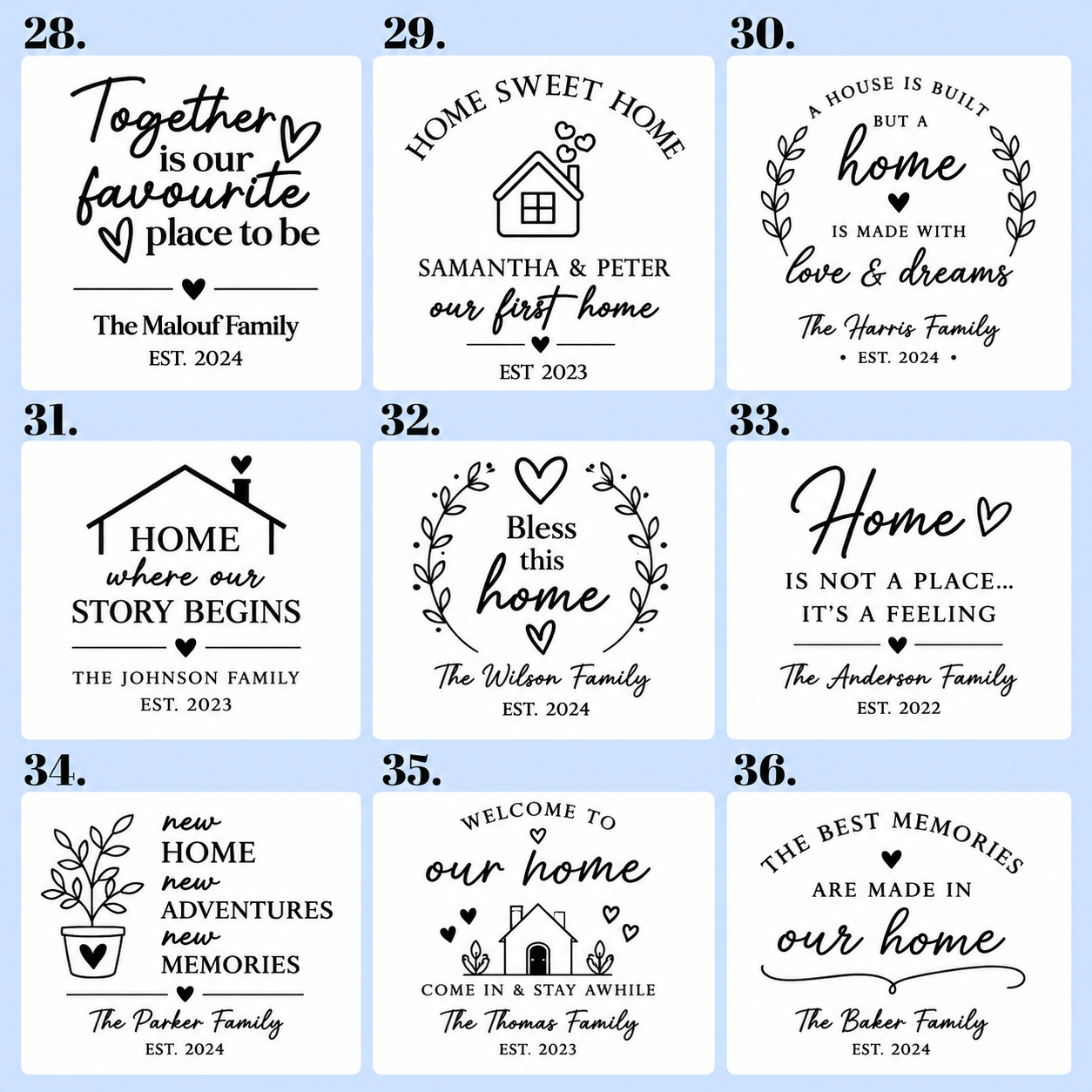 Engraved Serving Board gift Personalised | Home Gift & Housewarming Board