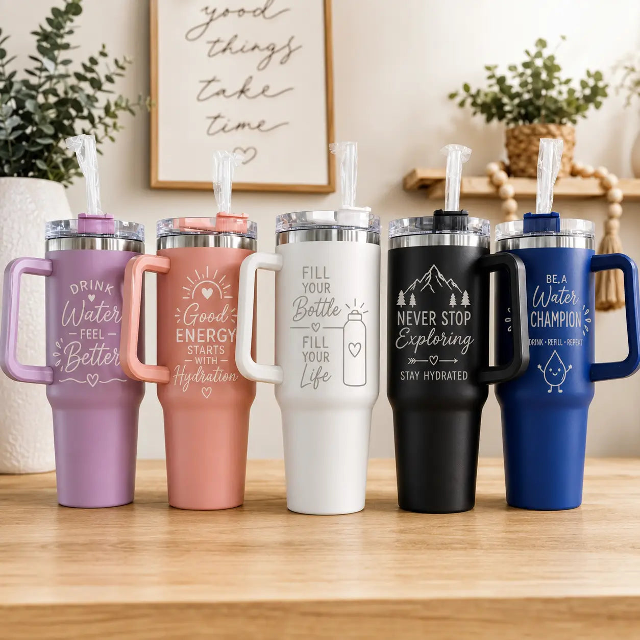 1200ml Water Bottle With Handle | Personalised Drink Bottle