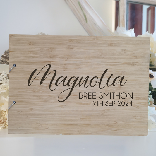 Custom Baby Record Book – Personalised First Year Journal